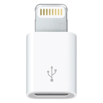Mikro USB - "Lightning" adapteris iPhone, baltas 0007
