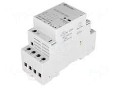 Relay: installation | monostable | NO x4 | Ucoil: 230VAC | 25A | IP20 kaina