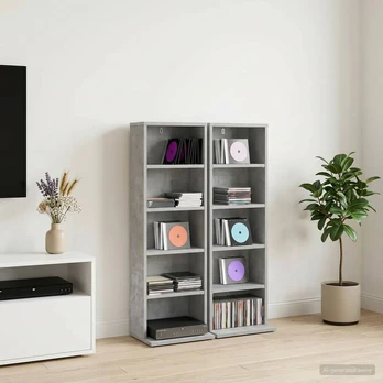 CD spinta 2 vnt. Betono pilka 33 x 23,5 x 97,5 cm