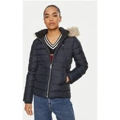 Tommy Jeans Pūkinė striukė Basic DW0DW18312 Tamsiai mėlyna Slim Fit