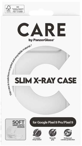 Panzer Glass PanzerGlass CARE Fashionable Case transp. X-Ray Soft Basic Google Pixel 9 Pro/ 9