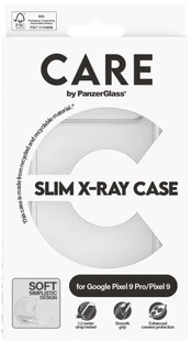 Panzer Glass PanzerGlass CARE Fashionable Case transp. X-Ray Soft Basic Google Pixel 9 Pro/ 9 kaina