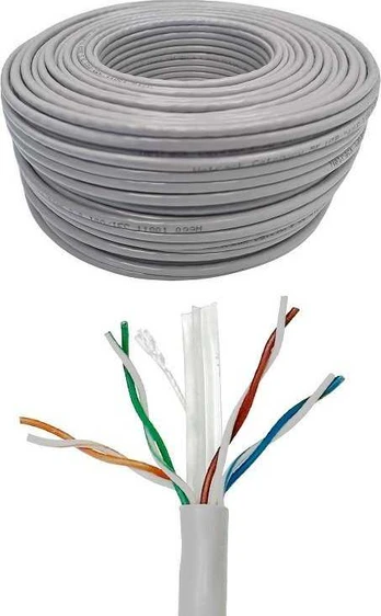 NetRack Kabelis sieciowy skrętka LAN Netrack cat 6 UTP, pilka, 50m , CCA