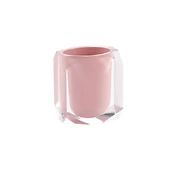Vonios stiklinė Gedy Chanelle, rožinė/smėlio kaina