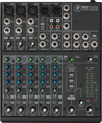 Mackie 802VLZ4 8-kanavainen kompaktimikseri