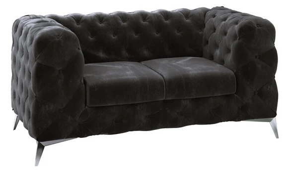 Dvivietė sofa Ropez Chelsea, juoda