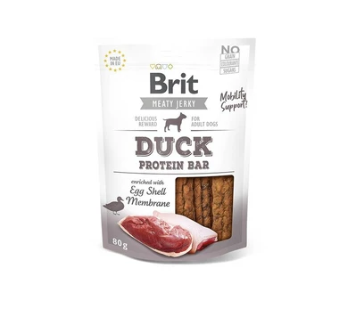 Brit Jerky Duck Protein Bar Snack kramtomas skanėstas šunims 80g