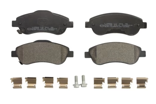 BRECK 24638 00 701 00 Brake pad set