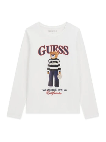 Guess Palaidinė J6BI12 K5793 Balta Regular Fit