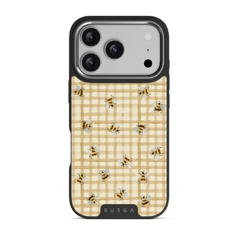 Honeycomb - iPhone 17 Pro Case, Elite Dark (MagSafe) / Silver