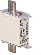 ETI NH000 GG 6A/500V VIRŠUTINIS Įdėklas. COMBI