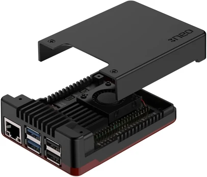 Argon Neo 5 Bred dėklas, skirtas Raspberry Pi 5