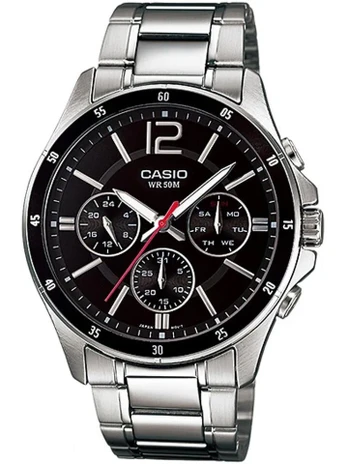 Laikrodis MĘSKI CASIO MTP-1374D 1AV (zd063b) + BOX