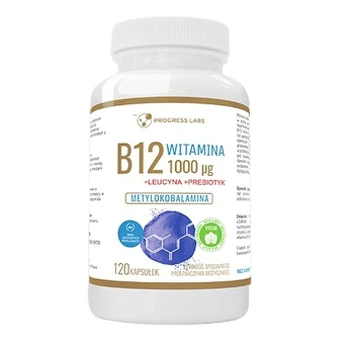 Vitaminas B12, 1000 vienetų Progress Labs