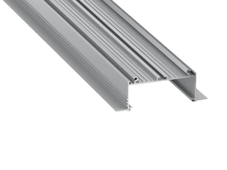 SORGA aliuminio profilis LED juostelėms - sidabrinis anoduotas - 2 m