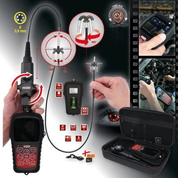 HD videoscope set with Ų 3.9 mm 180° and 0° HD front camera, KS Tools