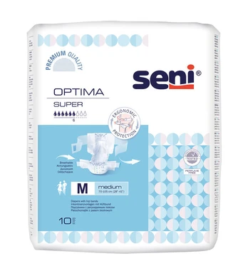 Sauskelnės Seni Optima Super, M dydis, 10 vnt.