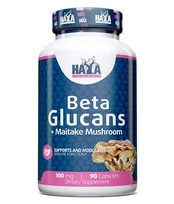 Haya Labs Beta Glucans + Maitake Mushroom 90 kaps. kaina
