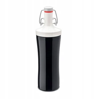 Gertuvė Buteliukas su korkiem juoda 425 ml