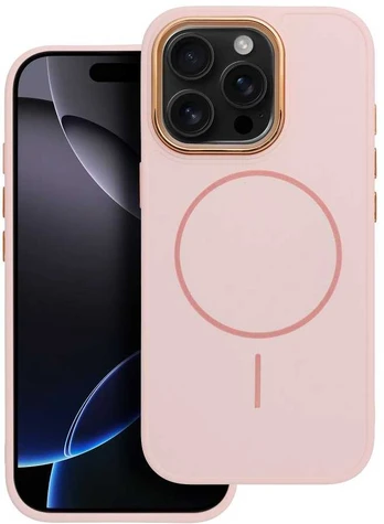 FRAME MAG COVER Case compatible with MagSafe for IPHONE 14 powder pink