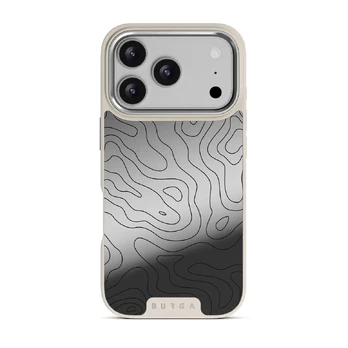 Wild Terrain - Minimalist iPhone 17 Pro Case, Elite Mirror Light (MagSafe) / Silver