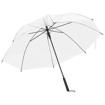 Skėtis moterims vidaXL, permatomas, 107cm