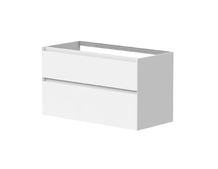 Apatinė spintelė Kame Loft 100 cm, balta matinė