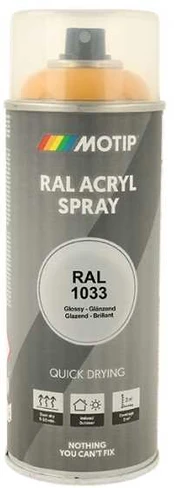 Motip Ral 1033 high gloss dahlia yellow