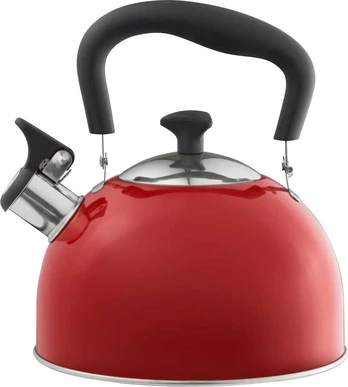 Virdulys su gwizdkiem Samba 2,2 l raudonas DOMOTTI