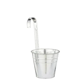 Vazonas Mica 1123637, metalas, Ø 13 cm, sidabro