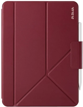 Case PITAKA MagEZ Folio 3 for iPad Air 11″ M2/M3/M4 Harvard Crimson