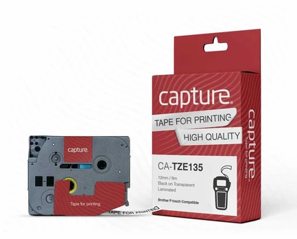 Capture 12mm x 8m Baltas on Transparent Tape