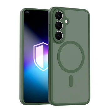 Dėklas Samsung Galaxy S26 FE - 3mk Misty MagCase Žalias