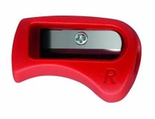 STABILO Pieštukas sharpener "Easycolors", red, for right-handed use