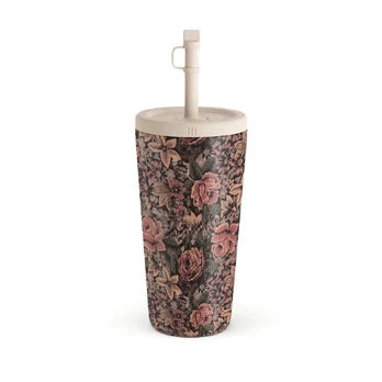 Woven Garden - Travel Mug, 500 ml / Straw