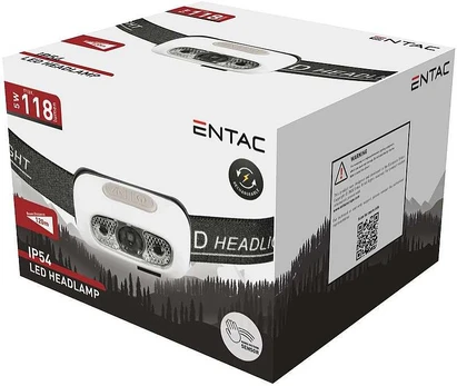 Entac pakraunamas žibintas ant galvos 5W Sensor