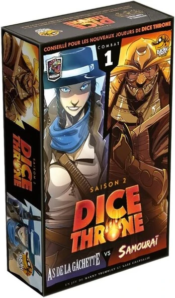 Abysse Corp Dice Throne S2 As de la Trigger Vs Samurai prancūzų kalba