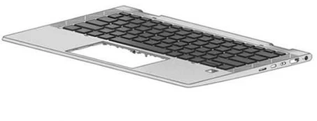 Klaviatūra HP SPS-TOPCOVER W/KB CP INTL