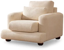 Hanah Home 1 vietos sofa River - rusvai gelsvas kaina