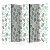 Artgeist Pertvara - Patterned Leaves II [Room Dividers] kaina