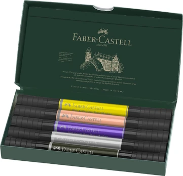 Faber-Castell - India ink PAP Dual Marker fashion (5 pcs) (162006)