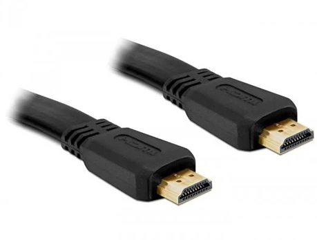 DeLOCK High Speed HDMI with Ethernet - HDMI med Ethernet-kabelis - HDMI (han) til HDMI (han) - 2 m