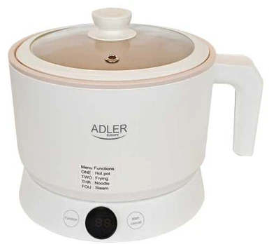 Adler AD 6422 Puodas daugiafunkcinis - 4 inteligentnym trybom pracy - led