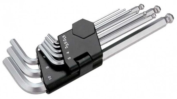 Raktų šešiakampių šarnyr.(komplektas /ilgi/1.5-10mm 9vnt