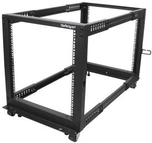 StarTech 12U SERVER RACK - OPEN FRAME/ADJUSTABLE DEPTH 4 POST RACK