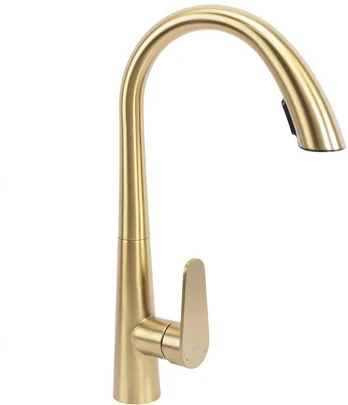 REA Ross virtuvės maišytuvas BRUSHED GOLD