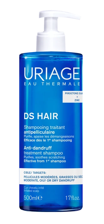 URIAGE, D.S. šampūnas nuo pleiskanų, 500ml