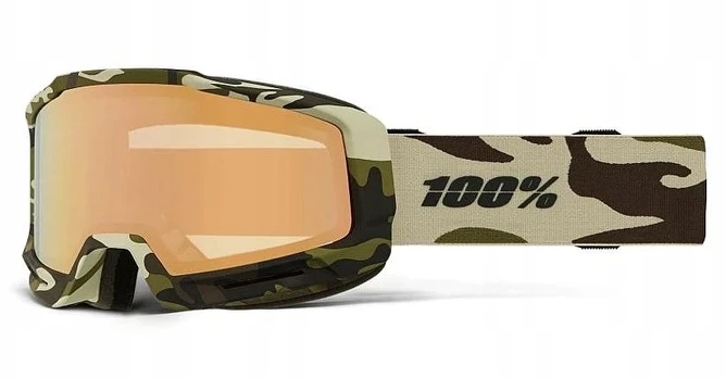 100percent SNOW - OKAN HiPER Camo Copper ML Mirror