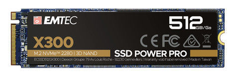 Kietasis diskas (SSD) Emtec Power Pro, M.2, 512 GB