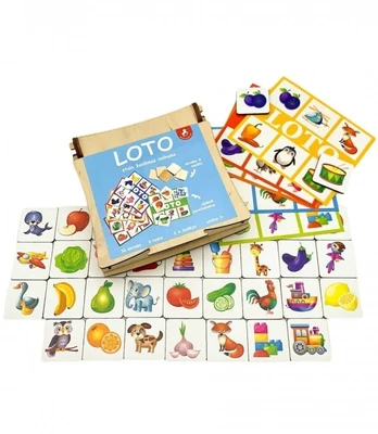 Medinis edukacinis žaidimas LOTO